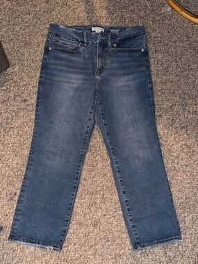 Good American Good Petite Mid Rise Straight